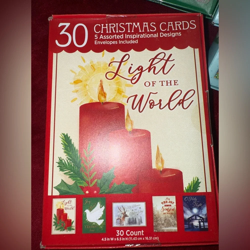 5/30 ct. Festive Christmas Card Sets - Assorted Designs NWT